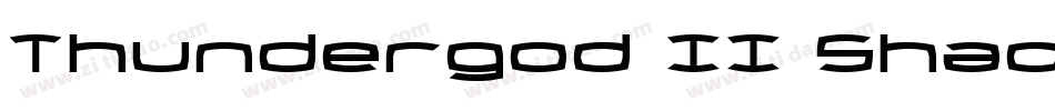 Thundergod II Shadow字体转换